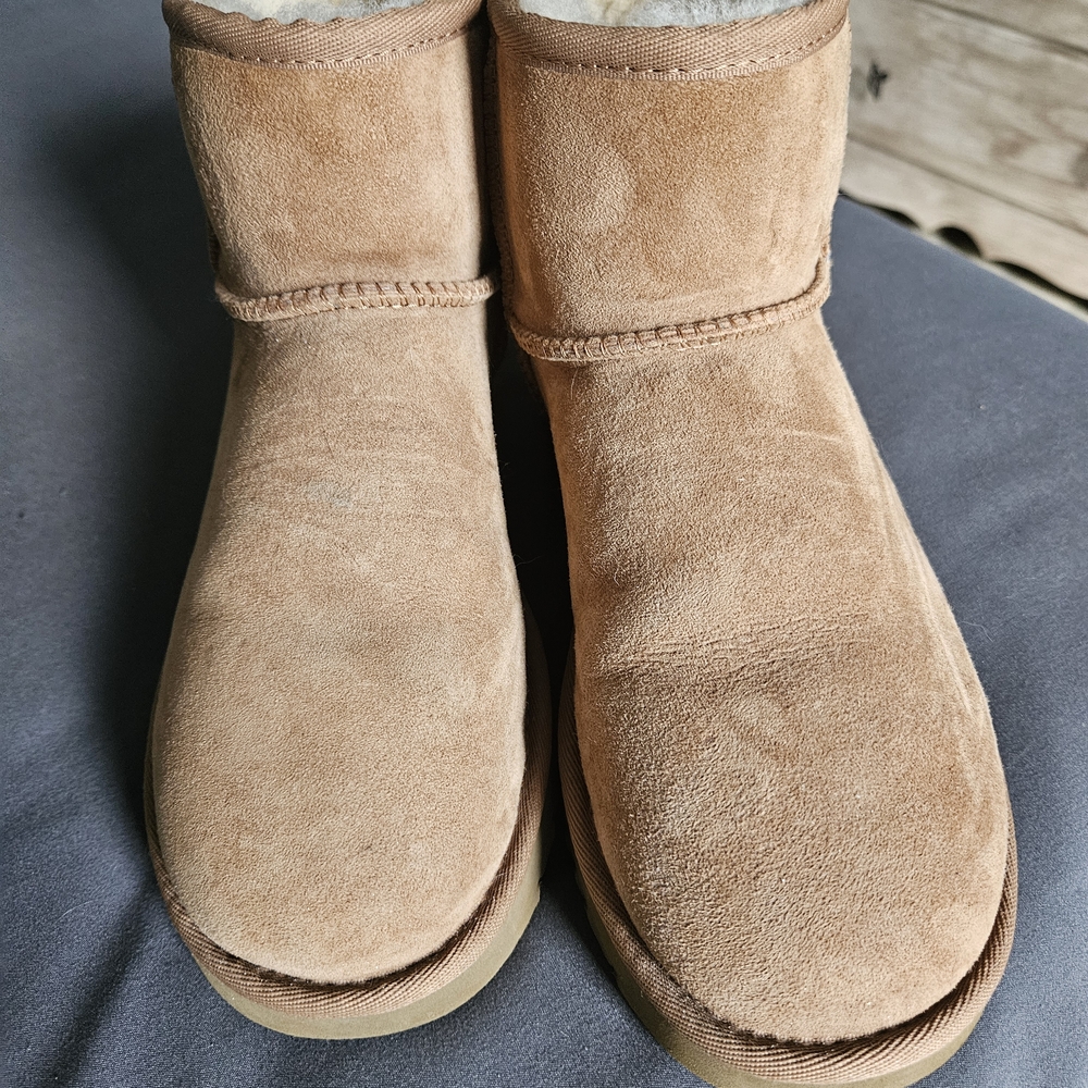 Tan Suede Ankle Boots